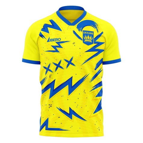 2024-2025 Ukraine Pre-Match Concept Shirt Adult Short Sleeve