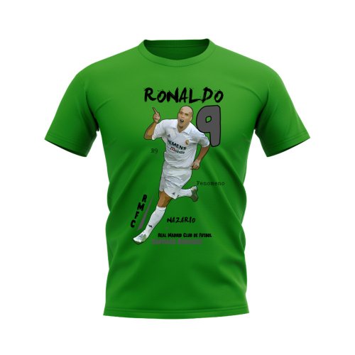 Ronaldo Real Madrid Graphic T-Shirt (Green)