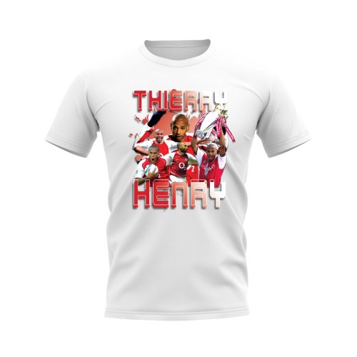 Thierry Henry Arsenal Bootleg T-Shirt (White)