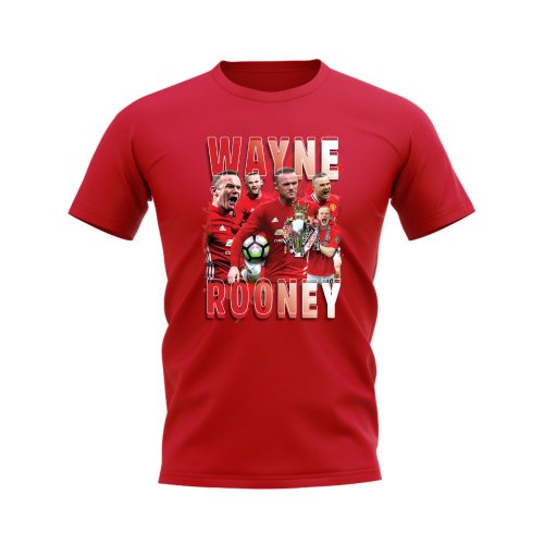 Wayne Rooney Manchester United Bootleg T-Shirt (Red)