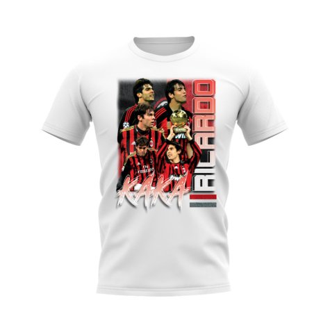 Kaka AC Milan Bootleg T-Shirt (White)