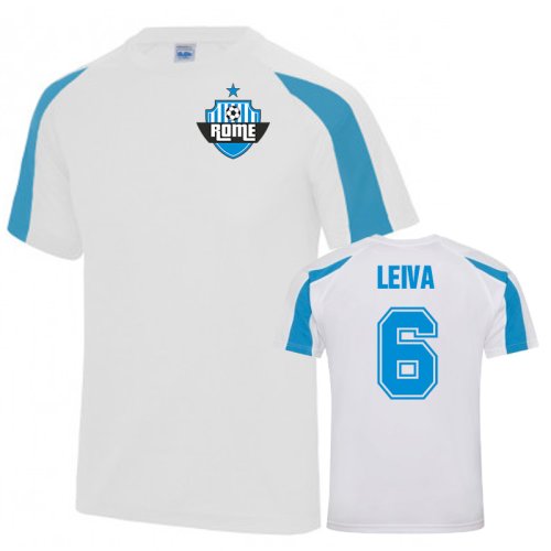 Lucas Leiva Lazio Sports Training Jersey (White)