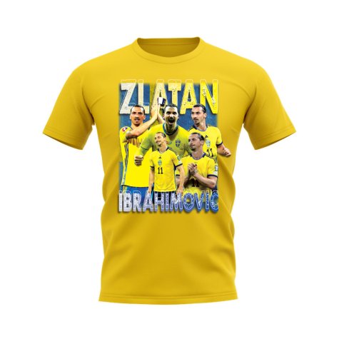 Zlatan Ibrahimovic Sweden Bootleg T-Shirt (Yellow)