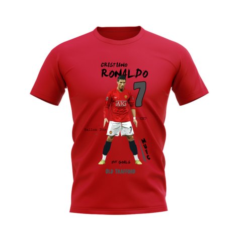Cristiano Ronaldo Manchester United T-Shirt (Red)