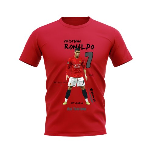 Cristiano Ronaldo Manchester United T-Shirt (Red)