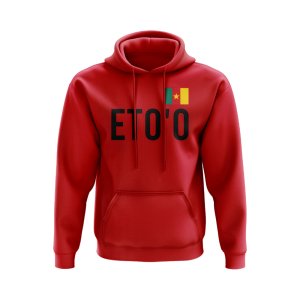 Samuel Eto\'o Cameroon Name Hoody (Red)