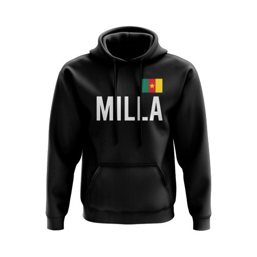 Roger Milla Cameroon Name Hoody (Black)