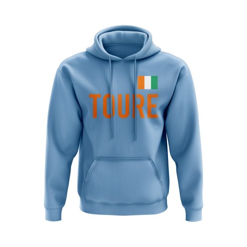 Yaya Toure Ivory Coast Name Hoody (Sky blue)