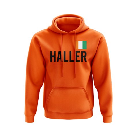 Sebastian Haller Ivory Coast Name Hoody (Orange)