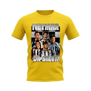 Neymar Santos Bootleg T-Shirt (Yellow) Neymar Santos Bootleg T-Shirt (Yellow)