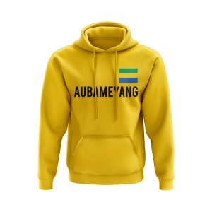 Pierre-Emerick Aubameyang Gabon Name Hoody (Yellow)