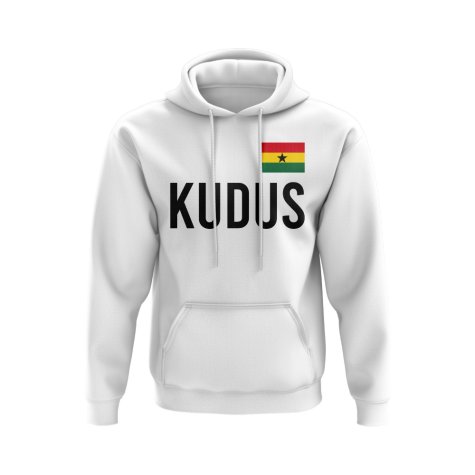 Mohamed Kudus Ghana Name Hoody (White)