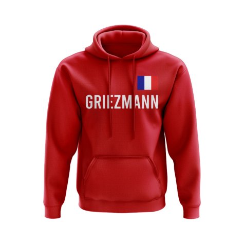 Antoine Greizmann France Name Hoody (Red)