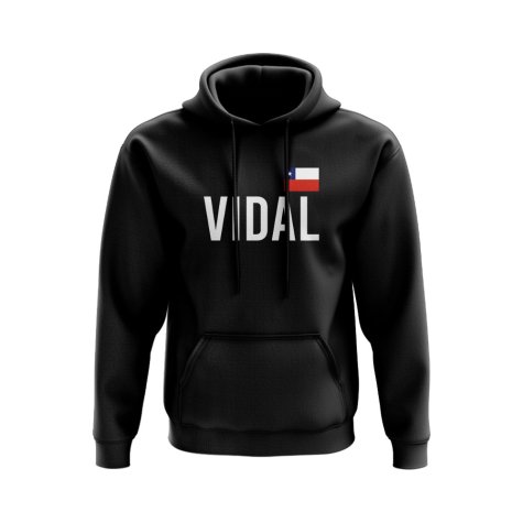 Arturo Vidal Chile Name Hoody (Black)