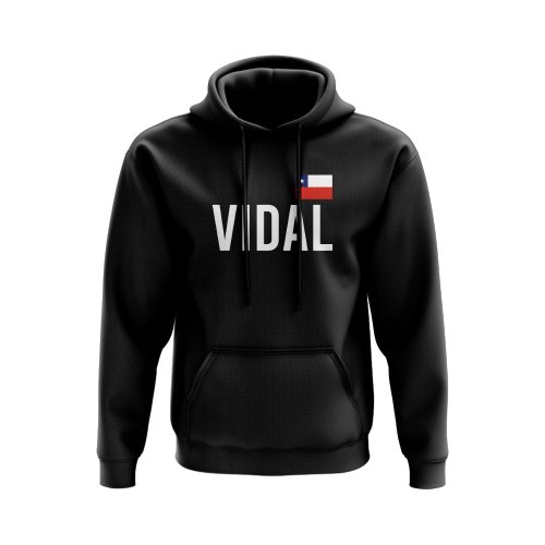 Arturo Vidal Chile Name Hoody (Black)