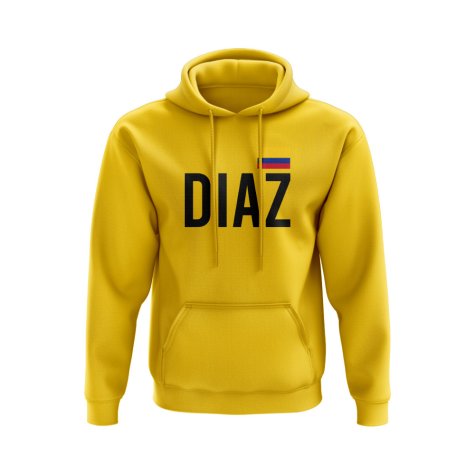 Luis Diaz Colombia Name Hoody (Yellow)