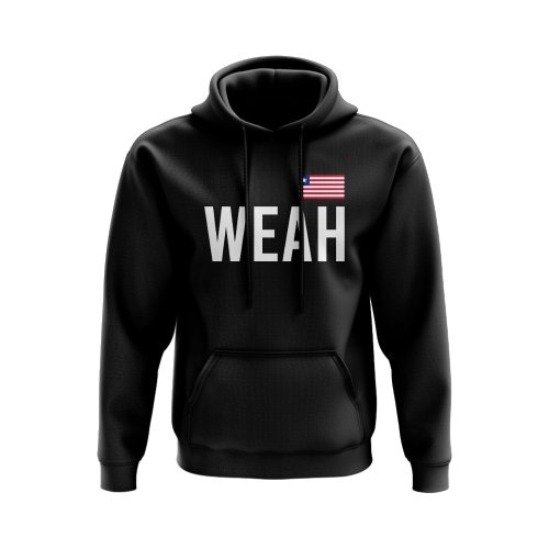 George Weah Liberia Name Hoody (Black)