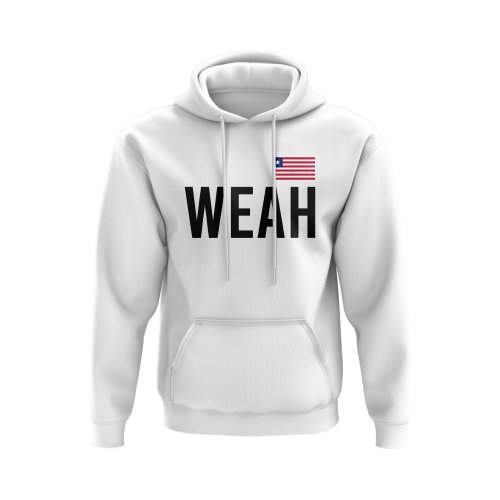 George Weah Liberia Name Hoody (White)