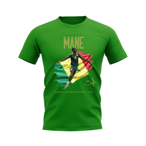 Sadio Mane Senegal Celebration T-shirt (Green)