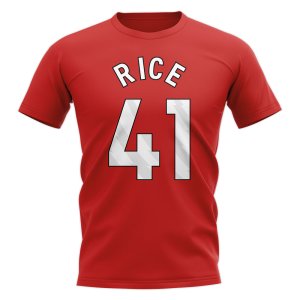 Declan Rice Arsenal Hero T-shirt (Red)