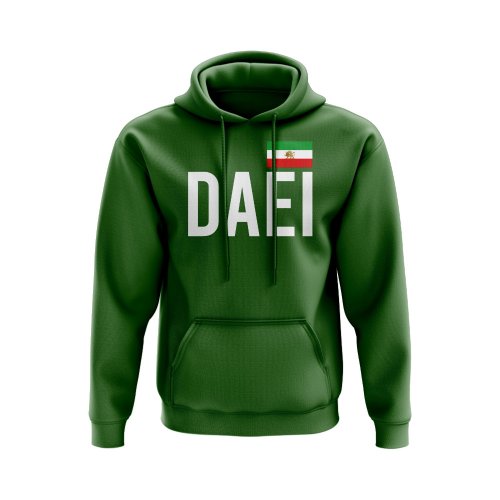 Ali Daei Iran Name Hoody (Green)