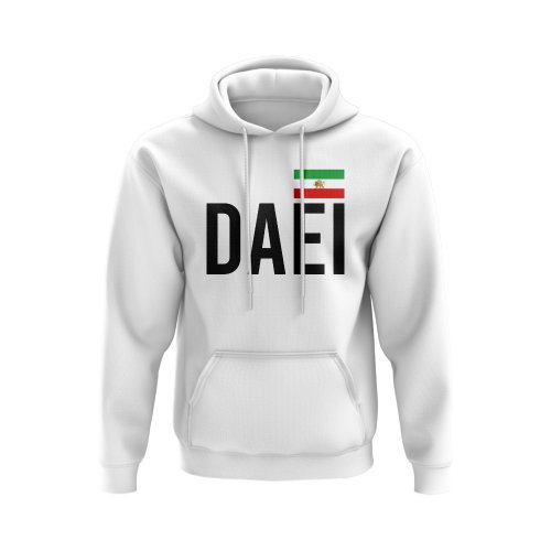 Ali Daei Iran Name Hoody (White)