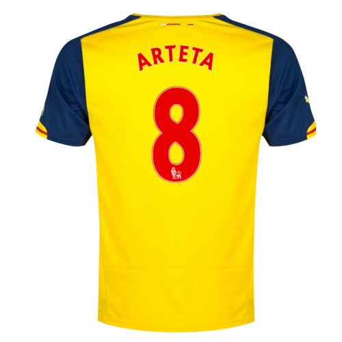 2014-15 Arsenal Away Shirt (Arteta 8)