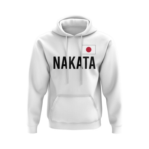 Hidetoshi Nakata Japan Name Hoody (White)