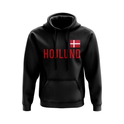 Rasmus Hojlund Denmark Name Hoody (Black)