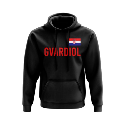 Josko Gvardiol Croatia Name Hoody (Black)