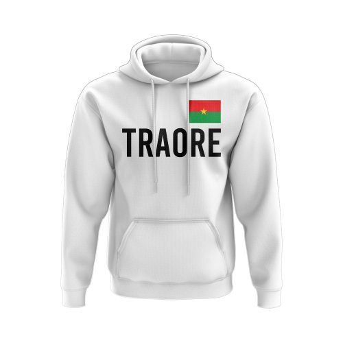 Bertrand Traore Burkina Faso Name Hoody (White)