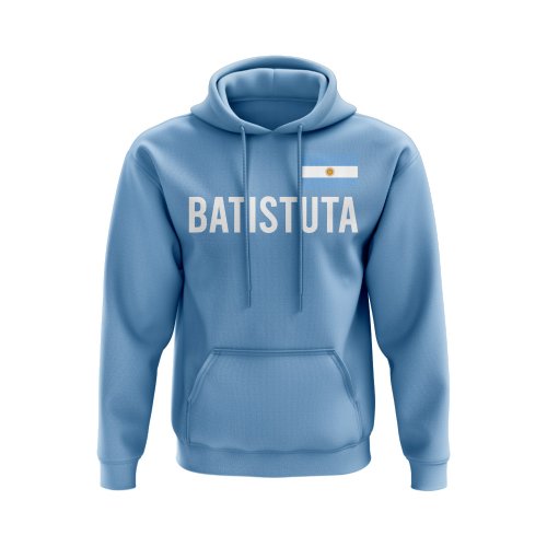 Gabriel Batistuta Argentina Name Hoody (Sky Blue)