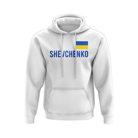 Andriy Shevchenko Ukraine Name Hoody (White)