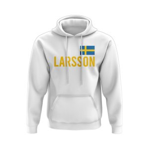 Henrik Larsson Sweden Name Hoody (White)