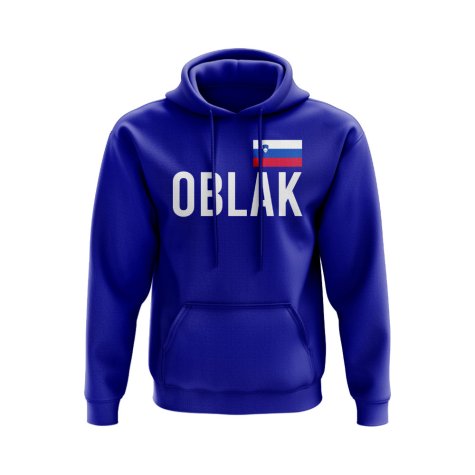 Jan Oblak Slovenia Name Hoody (Royal)