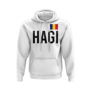 Gheorge Hagi Romania Name Hoody (White)