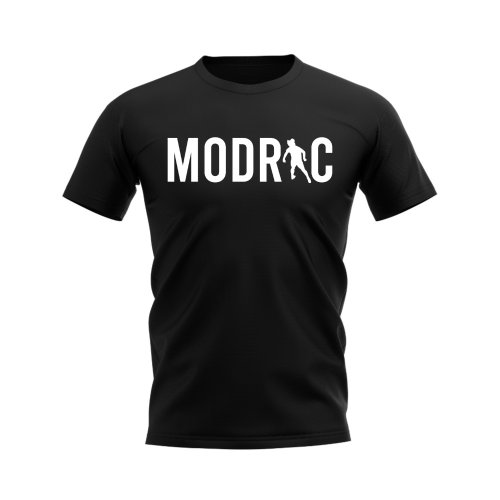 Luka Modric Silhouette T-Shirt (Black)