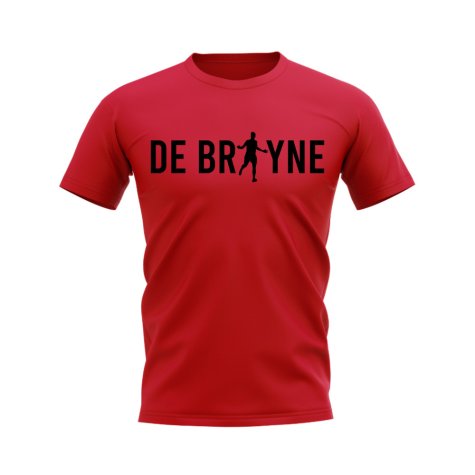 Kevin de Bruyne Silhouette T-shirt (Red)