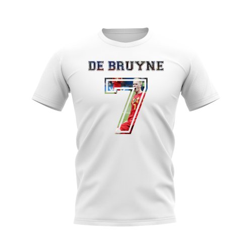 Kevin de Bruyne Belgium 7 T-Shirt (White)