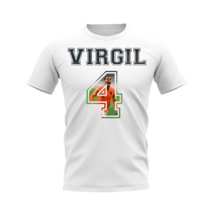 Virgil van Dijk Holland 4 T-Shirt (White)