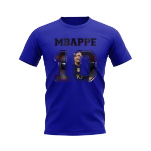 Kylian Mbappe France 10 T-Shirt (Royal) Kylian Mbappe France 10 T-Shirt (Royal)
