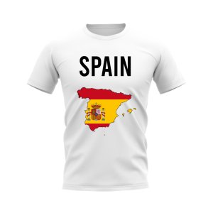 Spain Map T-shirt (White)