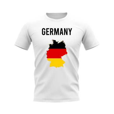 Germany Map T-shirt (White)