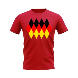 Germany 1994 Retro Pattern T-shirt (Red)