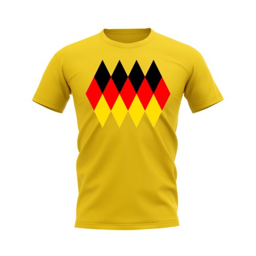 Germany 1994 Retro Pattern T-shirt (Yellow)