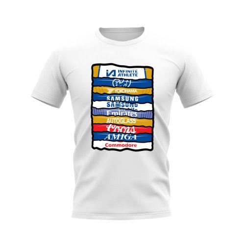 Chelsea Shirt Sponsor History T-shirt (White)