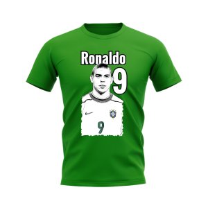 Ronaldo Brazil Profile T-Shirt (Green)