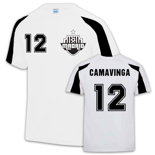 Real Madrid Sports Training Jersey (Eduardo Camavinga 12)