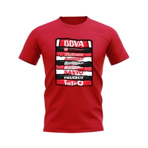 River Plate Shirt Sponsor History T-shirt (Red)