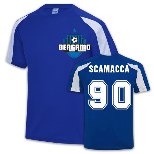 Atalanta Sports Training Jersey (Gianluca Scamacca 90)